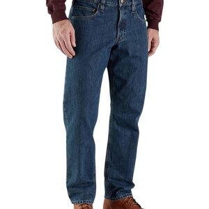 Carhartt 30x30 Relaxed Fit Insulated Flannel 5 Pocket Jeans Utility Streetwear